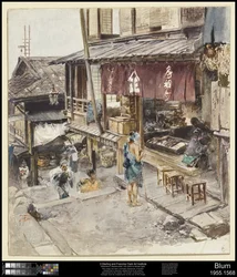 Eine Straße in Ikao, Japan, III