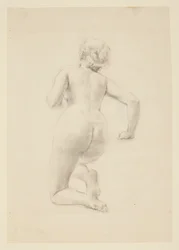 Studie für eine kniende Frau, „Weinfest“, Mendelssohn Glee Club, New York, NY