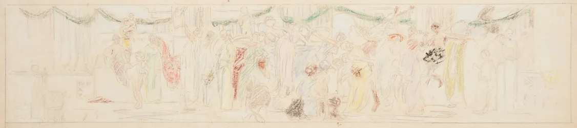 Studie für eine Prozession, "Weinfest", Mendelssohn Glee Club, New York, NY