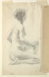 Studie für eine sitzende Frau, "Weinfest," Mendelssohn Glee Club, New York, NY