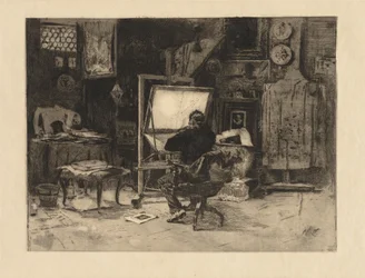 Der Radierer, 1882