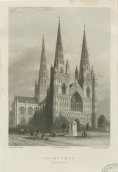 Lichfield Kathedrale - Westfront