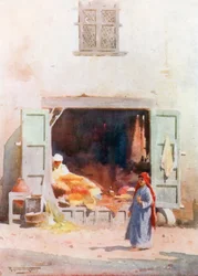 Ein Geschäft in Kairo