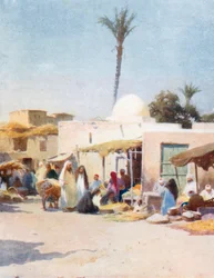 Eine Ecke auf dem Marktplatz