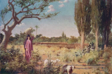 Eine pastorale Szene bei Damietta, ca. 1880, 1904
