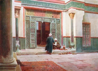 Gitter in der Moschee des Sultans Kelaun