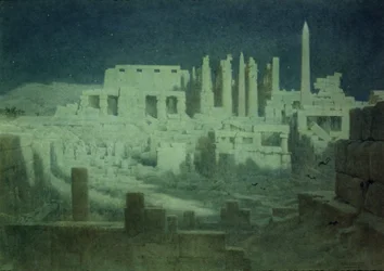 Mondlicht in Karnak
