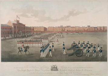 Szene der Honourable Artillery Company, City Road, Finsbury, Islington, London, 1829