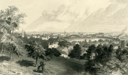 Stadt Providence, vom Prospect Hill, 1872