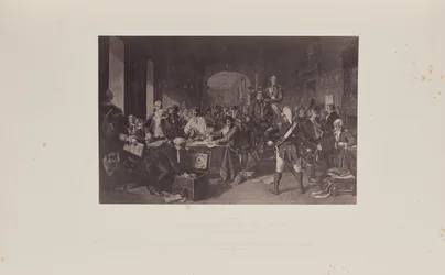 Zeichnung für die Miliz