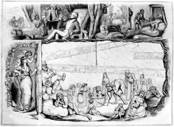 Kapital und Arbeit, Illustration aus „Punch“, 29. Juli 1843