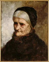 Kopf einer alten Frau, 1881