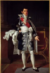 Porträt von Anne Jean Marie René Savary, Herzog von Rovigo (1774-1833), Minister der Generalpolizei. Gemälde von Robert Lefèvre (1755-1830)