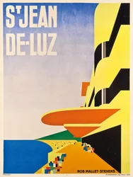 Werbeplakat für Saint-Jean-de-Luz, 1928