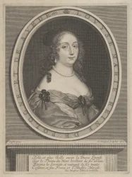 Porträt von Luisa Maria, Königin von Polen und Schweden