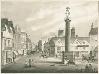 Wolverhampton - Marktplatz, undatiert [Mitte 19. Jh.]