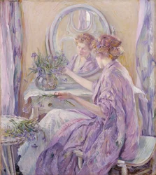 Der violette Kimono, ca. 1910