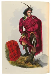 Eine Illustration aus Die Clans der schottischen Highlands