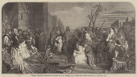 Christus lehrt Demut