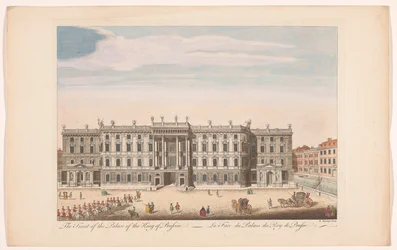 Ansicht der Vorderseite des Berliner Stadtschlosses in Berlin