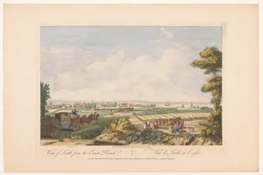 Blick auf die Stadt Leith