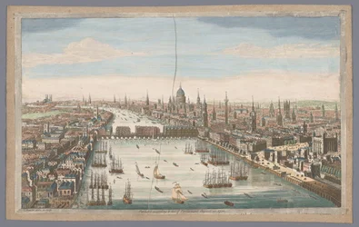 Ansicht der Stadt London