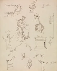 Figurenstudien für das mittelalterliche Adelsleben