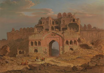 Im Haupteingang des Purana Qila, Delhi