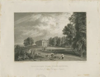 Biddulph - Knypersley Hall [neu]: Stahlstich, undatiert [?19. Jh.]