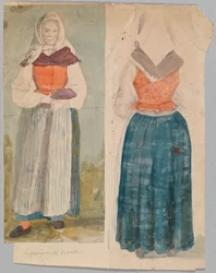 Frau in Nationaltracht