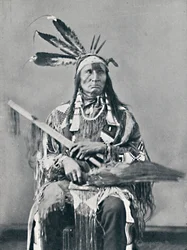 Ein Sioux-Häuptling, 1912