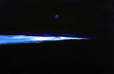 Blauer Mondschein