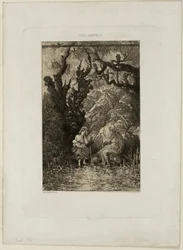 Der Tod und die junge Mutter, aus Revue Fantaisiste