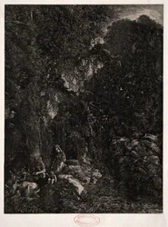Heilige Familie mit Hirsch, 1871