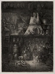 Bauerninterieur in der Haute-Garonne