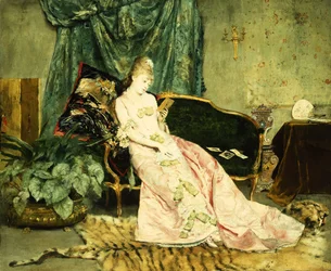 Eine elegante Dame