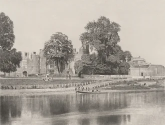 Hampton Court an der Themse