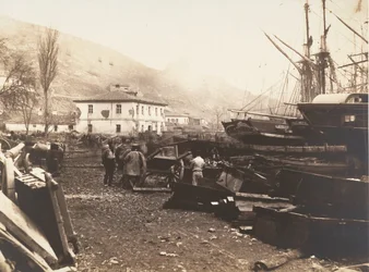 Landeplatz, Ordnance Wharf, Balaklava, 1855