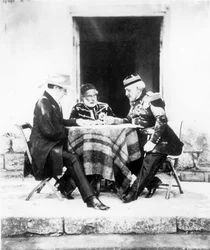 Lord Raglan, Omar Pascha und General Pelissier, Krim