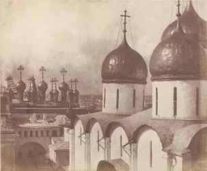 Moskau, Kuppeln der Kirchen im Kreml