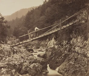 Die Brücke der Bergleute, am Llugwy, Nordwales