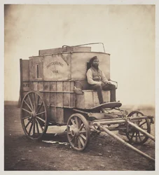 Der Fotografenwagen mit Marcus Sparling auf der Krim, 1855