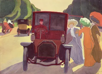 Die Straße mit Akazien, 1908