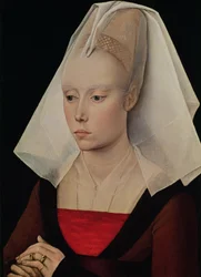 Porträt einer Dame, um 1450-60