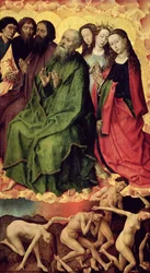 Das Jüngste Gericht, der Eingang der Verdammten in die Hölle, ca. 1445-50