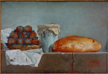 Früchtestilleben mit Brot