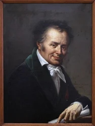 Porträt von Dominique Vivant Denon (1747-1825). Gemälde von Roland Lefevre (1755-1830), Öl auf Leinwand