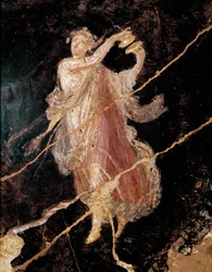 Tänzerin mit Zimbeln (Fresko)