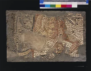 Mosaik aus dem Haus des Menander mit Zeus, 3. - 4. Jahrhundert