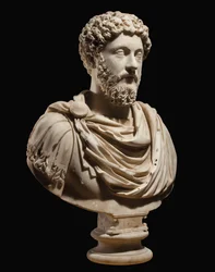Porträtbüste des Kaisers Marcus Aurelius, ca. 170-180 n. Chr.